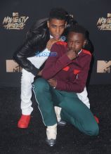 2017 MTV Movie Awards Shrine Auditorium in Los Angeles, California, USA. Ashton Sanders, Jharrel Jerome SplashNews