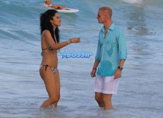Kimora lee Simmons with her family and her new boyfriend Tim Leissner enjoy a Christmas break in St Barts WENN