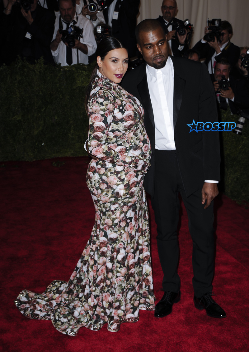 'PUNK: Chaos to Couture' Costume Institute Gala at The Metropolitan Museum of Art Kim Kardashian Kanye West WENN