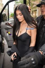 Kylie Jenner leaving Mercer Hotel SplashNews