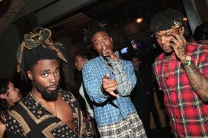 Earthgang and J.I.D. attend IGA X BET Awards Party 2017 on June 24, 2017 in West Hollywood, California.