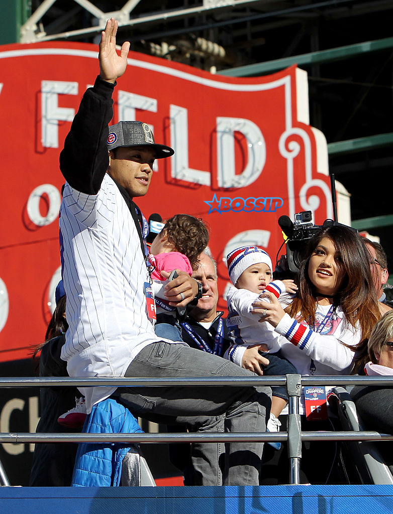Addison Russell celebrates wife and mother