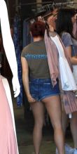 Ariel Winter picks her butt while shopping at Planet Blue in Beverly Hills, CA. Zodiac/ Splash News