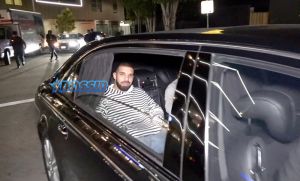 Drake seen leaving 'The Nice Guy' in Los Angeles California leaving time 1230am Picture by: Jameson Bedonie / Splash News
