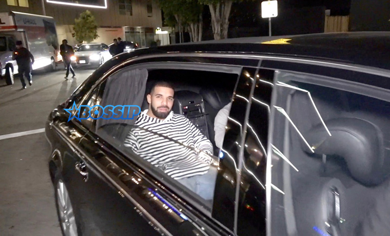 Drake seen leaving 'The Nice Guy' in Los Angeles California leaving time 1230am  Picture by: Jameson Bedonie / Splash News