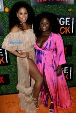 Laverne Cox Danielle Brooks 'Orange Is The New Black' Season 5 NYC Premiere Party. Picture by: Nancy Rivera / Splash News