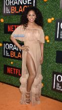 Laverne Cox 'Orange Is The New Black' Season 5 NYC Premiere Party. Catch Restaurant Picture by: Janet Mayer / Splash News