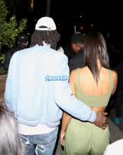 Wiz Khalifa and new girlfriend Izabela Guedes leaving Essex together in Hollywood, California. Danimal / Splash News