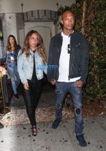 Chloe Green and Jeremy Meeks spotted and seen leaving Delilah in West Hollywood, California. HooverB / Splash News