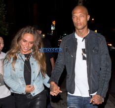 Chloe Green and Jeremy Meeks spotted and seen leaving Delilah in West Hollywood, California. SPW / Splash News