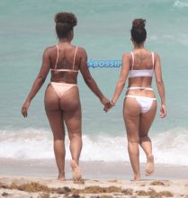 WAGS (Wives and Girlfriends of Sport Stars) E! Entertainment Pictured: Metisha Schaefer and Hencha Voigt Picture by: FAMA PRESS / Splash News