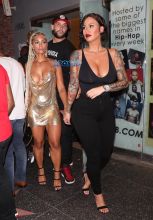 Amber Rose and Paloma Ford seen leaving Playhouse in Hollywood, California, USA.
