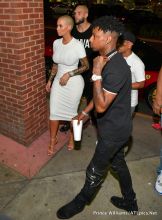 Amber Rose 21 Savage Medusa Lounge Prince Williams/ATLPics.net