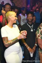 Amber Rose 21 Savage Medusa Lounge Prince Williams/ATLPics.net