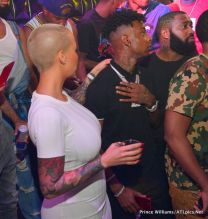 Amber Rose 21 Savage Medusa Lounge Prince Williams/ATLPics.net