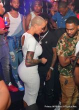 Amber Rose 21 Savage Medusa Lounge Prince Williams/ATLPics.net