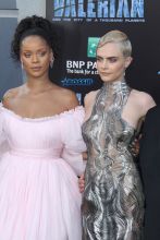 Valerian And The City Of A Thousand Planets - Los Angeles Rihanna Cara Delevingne Delevingne Picture by: Jen Lowery / Splash News