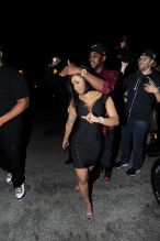 Cardi B makes an appearance at Ace Of Diamonds and is seen dancing inside in West Hollywood, California.