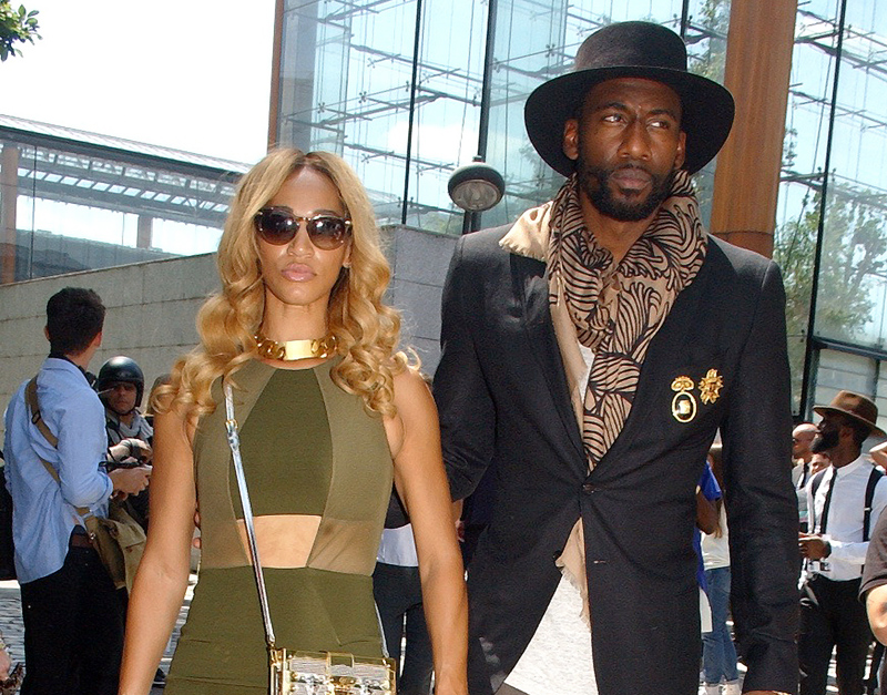 Paris Men's Fashion Week Spring/Summer 2016 - Louis Vuitton - Outside Arrivals Featuring: Alexis Welch, Amar'e Stoudemire Where: Paris, France When: 25 Jun 2015