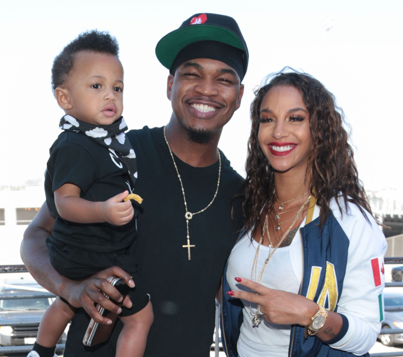 Rapper NeYo Balls up at Charity Basketball Game with his Family