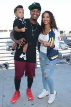 Rapper NeYo Balls up at Charity Basketball Game with his Family