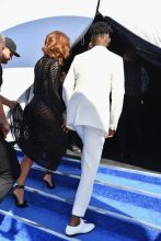 INGLEWOOD, CA - AUGUST 27: Savage and Amber Rose attend the 2017 MTV Video Music Awards at The Forum on August 27, 2017 in Inglewood, California.