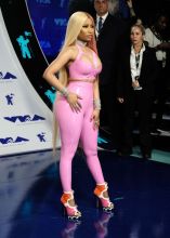 INGLEWOOD, CA - AUGUST 27: Nicki Minaj attends the 2017 MTV Video Music Awards at The Forum on August 27, 2017 in Inglewood, California.
