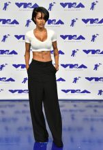 INGLEWOOD, CA - AUGUST 27: Teyana Taylor attends the 2017 MTV Video Music Awards at The Forum on August 27, 2017 in Inglewood, California.