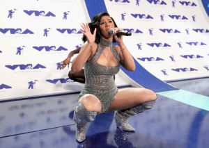 INGLEWOOD, CA - AUGUST 27: Cardi B attends the 2017 MTV Video Music Awards at The Forum on August 27, 2017 in Inglewood, California.