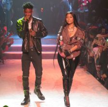 Nicki Minaj brings out 21 Savage, Rae Sremmurd and Yo Gotti at Philipp Plein event at Hammerstein Ballroom in New York City