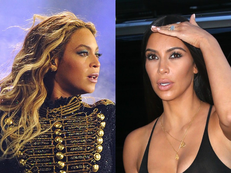 Amateur Blowjob Kim Kardashian - Kim Kardashian allegedly mad at BeyoncÃ© over unacknowledged baby gifts