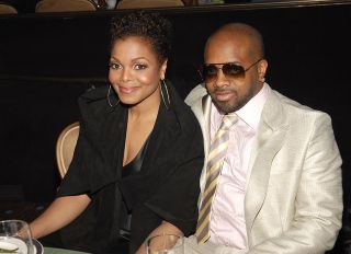 Janet Jackson and Jermaine Dupri during 2007 Clive Davis Pre-GRAMMY Awards Party - Reception and Dinner at Beverly Hills Hilton in Beverly Hills, California, United States