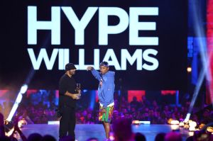 LOS ANGELES, CA - SEPTEMBER 17: Hype Williams (L) and Pharrell Williams onstage VH1 Hip Hop Honors: The 90s Game Changers at Paramount Studios on September 17, 2017 in Los Angeles, California.