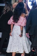 Rihanna attends the Sephora Fenty Beauty presentation at the Callao Cinema in Madrid, Spain.