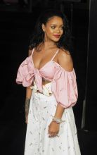 Rihanna attends the 'Fenty Beauty' photocall at Callao cinema