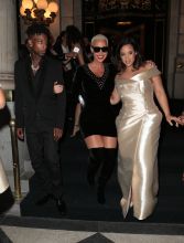 Amber Rose 21 Savage Dascha Polanco Harper's Bazaar party in New York City