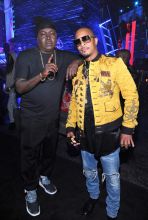 LOS ANGELES, CA - SEPTEMBER 17: Trick Daddy and T.I. attend VH1 Hip Hop Honors: The 90s Game Changers at Paramount Studios on September 17, 2017 in Los Angeles, California.