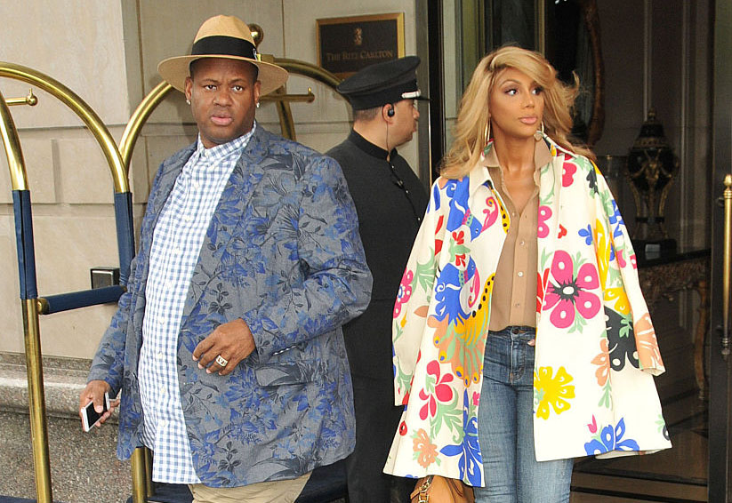 NEW YORK, NY - MAY 09: Vincent Herbert and Tamar Braxton are seen on April 21, 2016 in New York City
