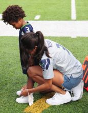 Future Zahir Seattle Seahawks vs New York Giants game at Metlife Stadium in East Rutherford, NJ. Ciara, LALA Anthony