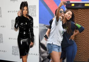 Seattle Seahawks vs New York Giants game at Metlife Stadium in East Rutherford, NJ. Ciara, LALA Anthony