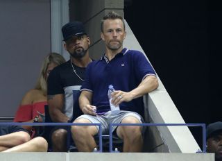 NEW YORK, NY - SEPTEMBER 7: Shaun T and husband Scott Blokker attend day 10 of the 2016 US Open at USTA Billie Jean King National Tennis Center on September 7, 2016 in the Queens borough of New York City.