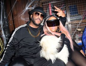 Tyler Perry and Angie Beyince attend Ciroc Kicks Off Halloween with Lenny S. & Kelly Rowland's Costume Couture at Poppy on October 29, 2017 in Los Angeles, California. (