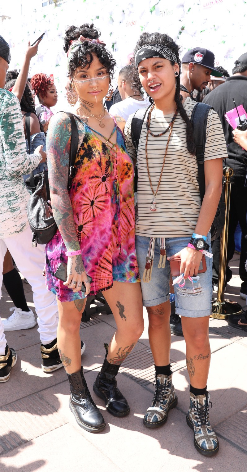 Kehlani and girlfriend Third Annual Amber Rose Slut Walk - Los Angeles