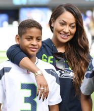 Kiyan Anthony Seattle Seahawks vs New York Giants game at Metlife Stadium in East Rutherford, NJ. Ciara, LALA Anthony