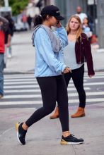 Rihanna was seen going the gym in New York City this afternoon.