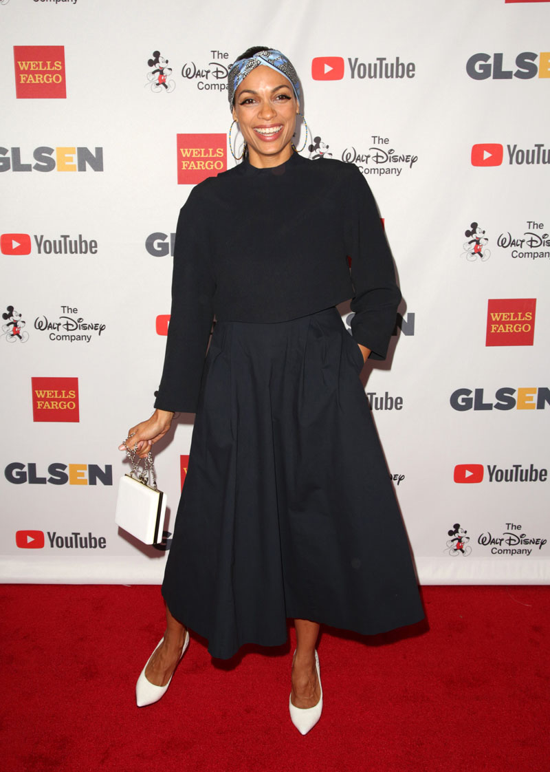 Rosario Dawson Celebrities attend GLSEN Respect Awards at Beverly Wilshire Hotel