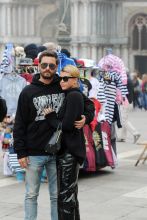 Sofia Richie and Scott Disick share some PDA while in Venice, Italy.