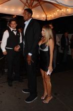 Scottie Pippen and Larsa Pippen are seen leaving the Pre-Emmy Party at Chateau Marmont in Hollywood, California