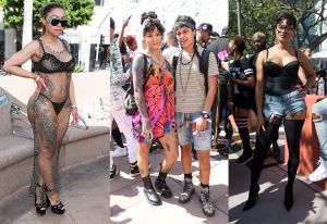 Kehlandi Blac Chyna Tori Brixx Slutwalk in Los Angeles, CA.