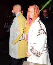 Alicia Keys and Swizz Beatz are All Smiles as they Attend SNL After Party in NYC